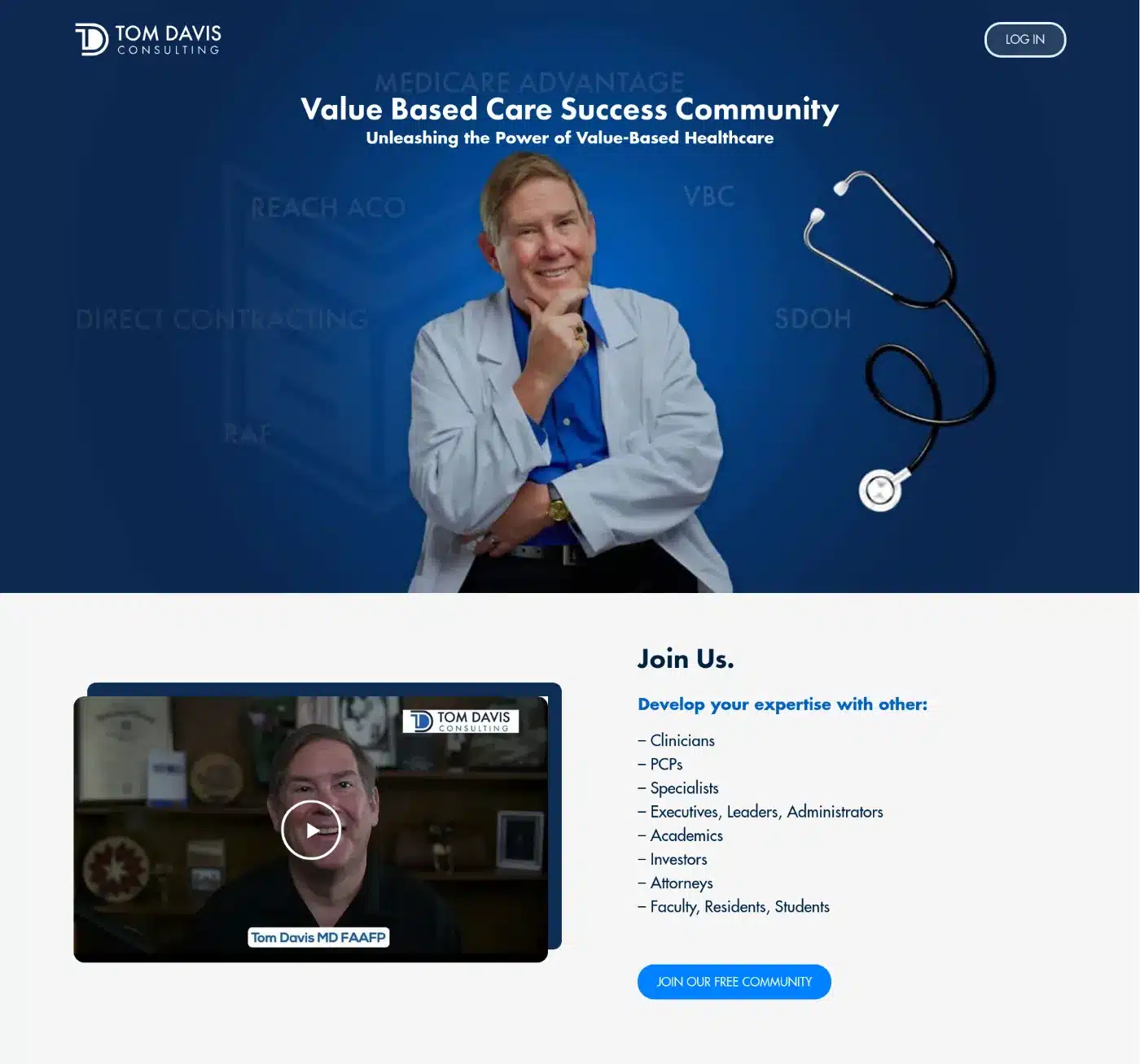 Tom Davis Consulting website